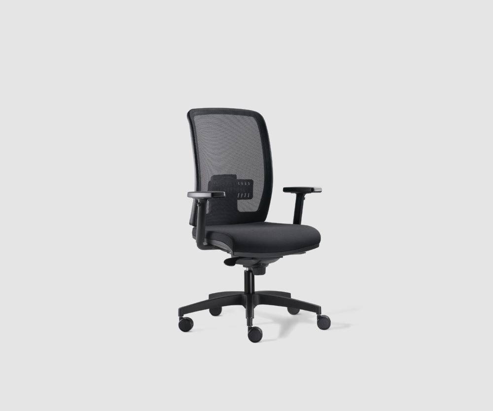 Produktbild Bisley Bürodrehstuhl Cometa Rückenlehne und Sitz gepolstert H 1060 mm