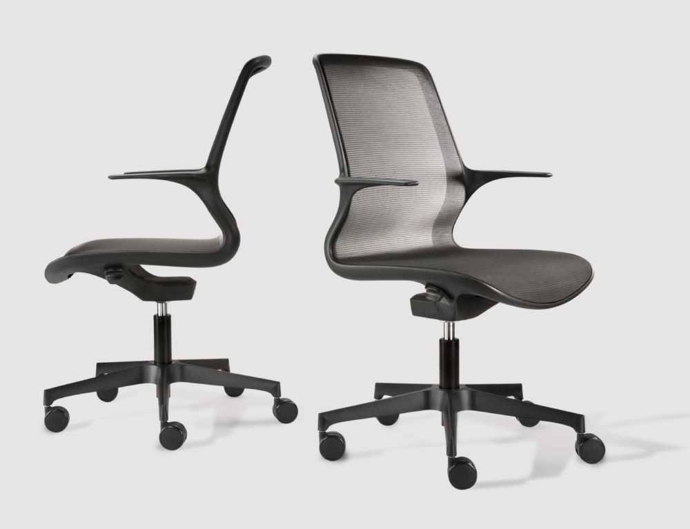 Produktbild Bisley Bürodrehstuhl LOOP netzbespannte Rückenlehne 950 x 700 mm