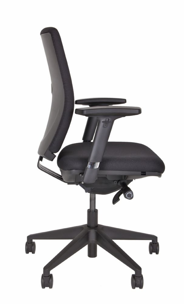 Produktbild Bisley Bürodrehstuhl Optime mit Kunststofffußkreuz schwarz bild 3