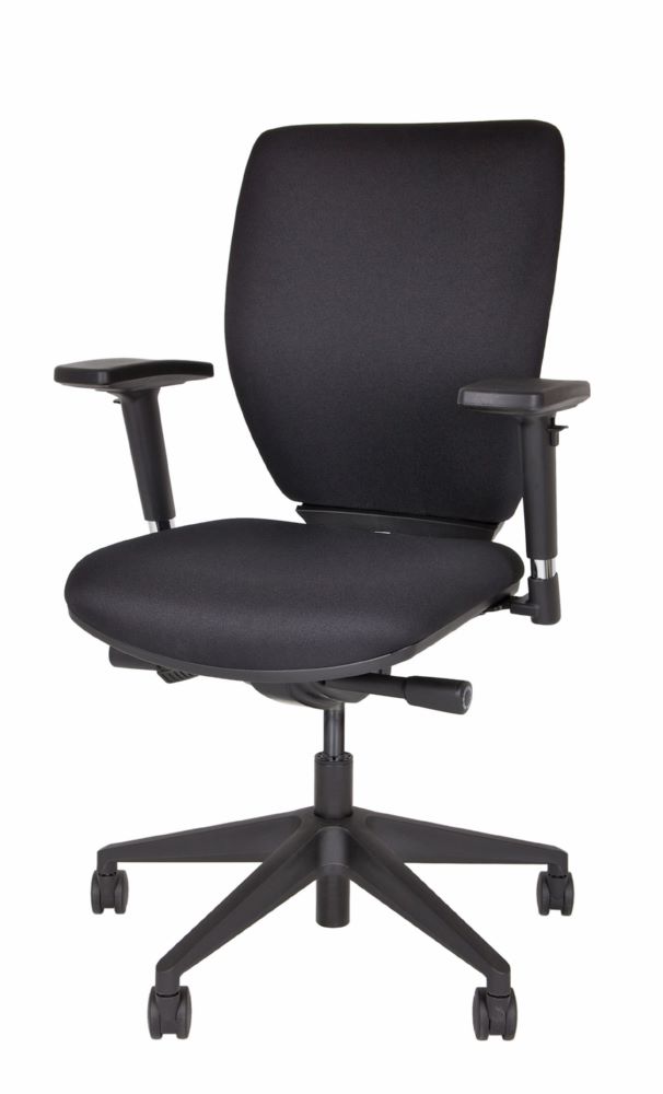 Produktbild Bisley Bürodrehstuhl Optime mit Kunststofffußkreuz schwarz bild 4