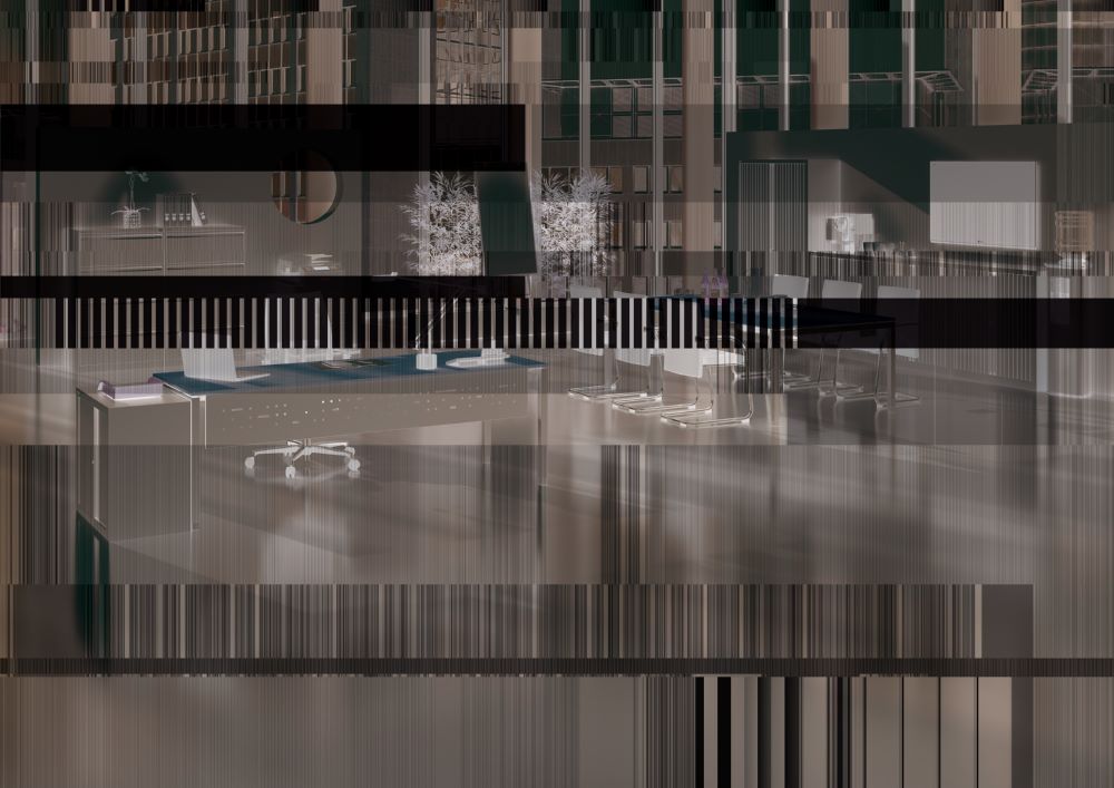 Produktbild Bisley Cito Schreibtisch 650 - 850 mm höheneinstellbares U-Gestell B 2200 x T 800 mm bild 3