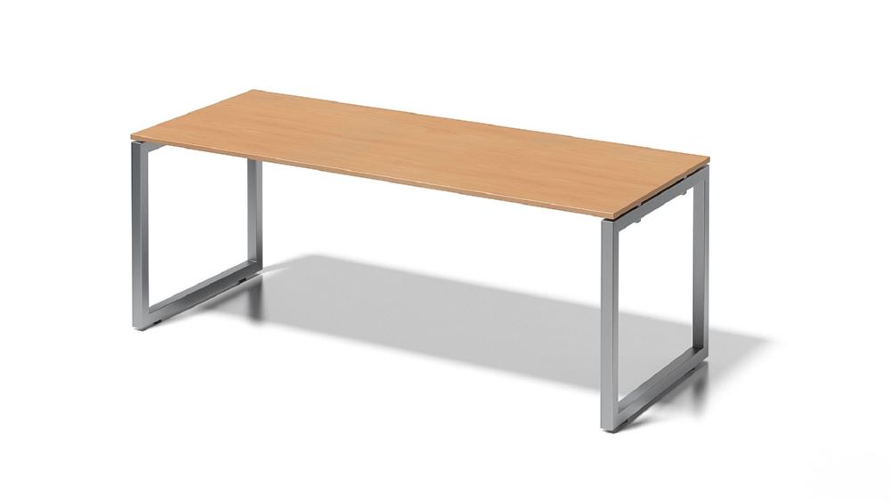 Produktbild Bisley Cito Schreibtisch 740 mm höhenfixes O-Gestell H19 x B2000 x T800 mm Buche