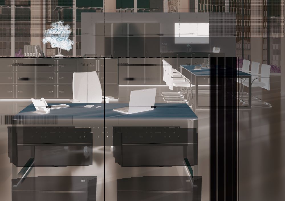 Produktbild Bisley Cito Schreibtisch 740 mm höhenfixes O-Gestell B 2000 x T 800 mm Dekor Buche bild 2