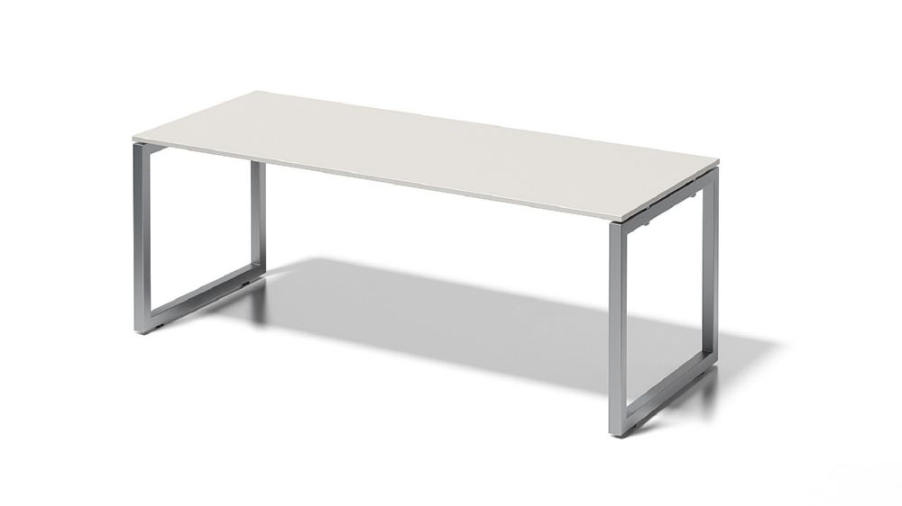 Produktbild Bisley Cito Schreibtisch höhenfixes O-Gestell H740 x B2000 x T800 mm Dekor grauweiß