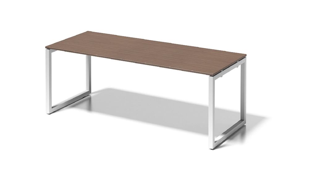 Produktbild Bisley Cito Schreibtisch O-Gestell B 2000 x T 800 x 740 mm Dekor nußbaum