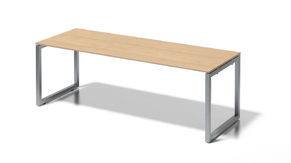 Produktbild Bisley Cito Schreibtisch 740 mm höhenfixes O-Gestell H19 x B2200 x T800 mm Dekor Ahorn