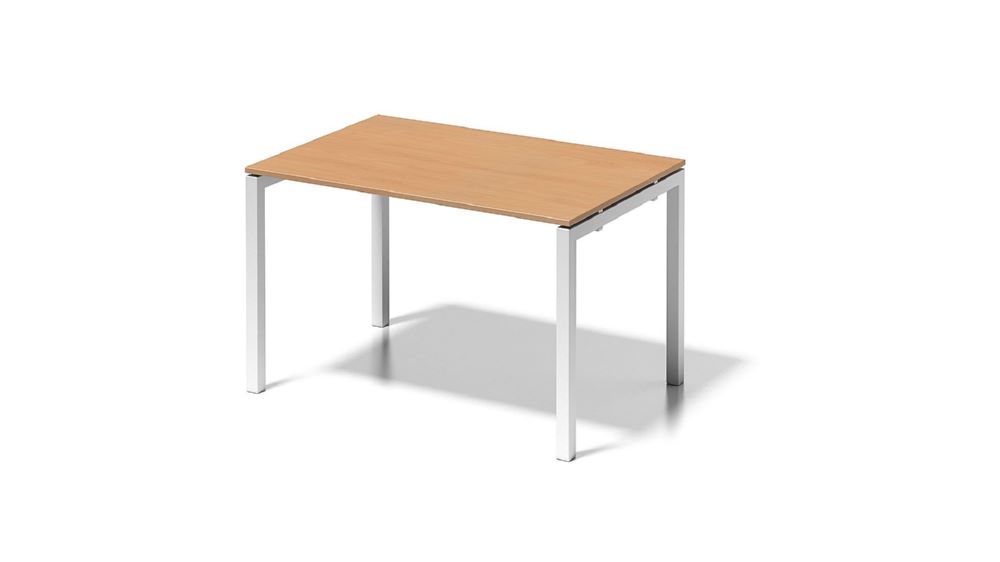 Produktbild Bisley Cito Schreibtisch 740 mm höhenfixes U-Gestell B1200 x T800 mm Dekor Buche