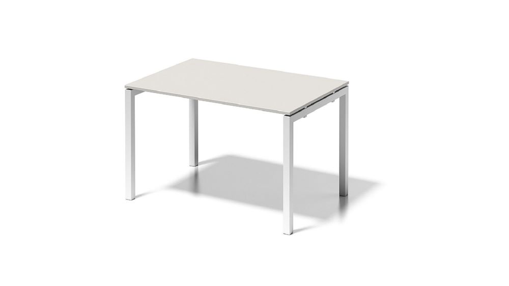 Produktbild Bisley Cito Schreibtisch 740 mm höhenfixes U-Gestell B 1200 x T 800 mm grauweiß