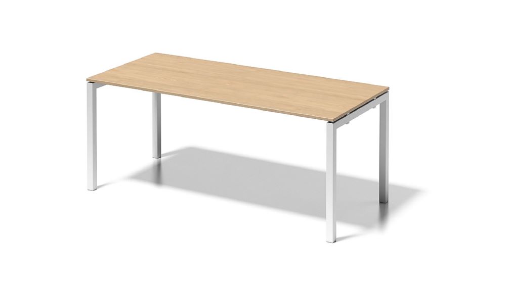 Produktbild Bisley Cito Schreibtisch 740 mm höhenfixes U-Gestell H 19 x B 1800 x T 800 mm ahorn bild 1