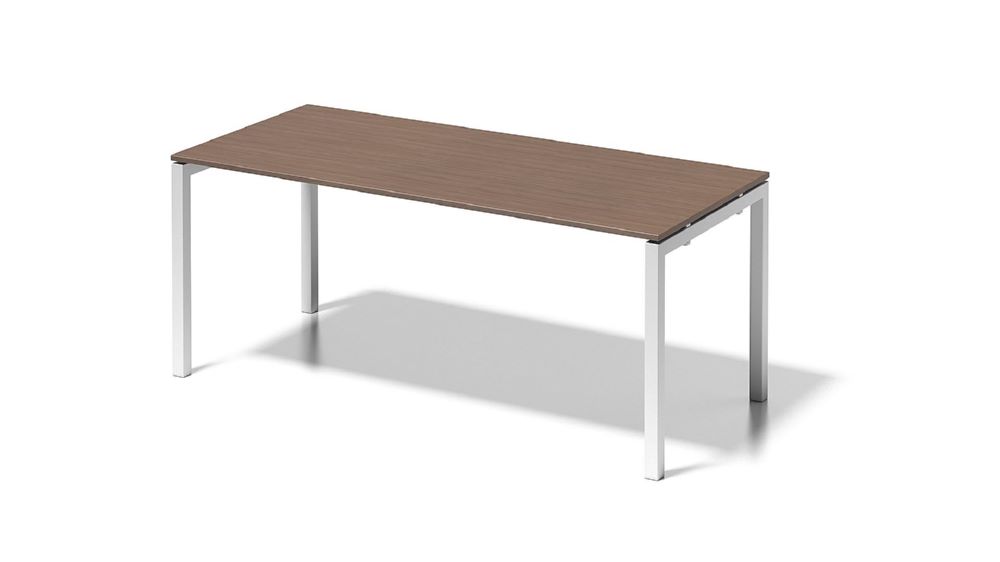 Produktbild Bisley Cito Schreibtisch 740 mm U-Gestell H 19 x B 1800 x T 800 mm Dekor Nußbaum bild 1