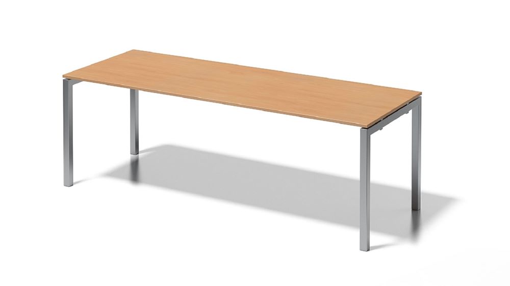 Produktbild Bisley Cito Schreibtisch 740 mm höhenfixes U-Gestell Breite 2200 x Tiefe 800 mm Buche