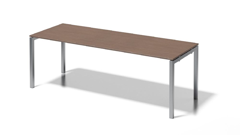 Produktbild Bisley Cito Schreibtisch 740 mm höhenfixes U-Gestell B 2200 x T 800 mm Dekor nußbaum