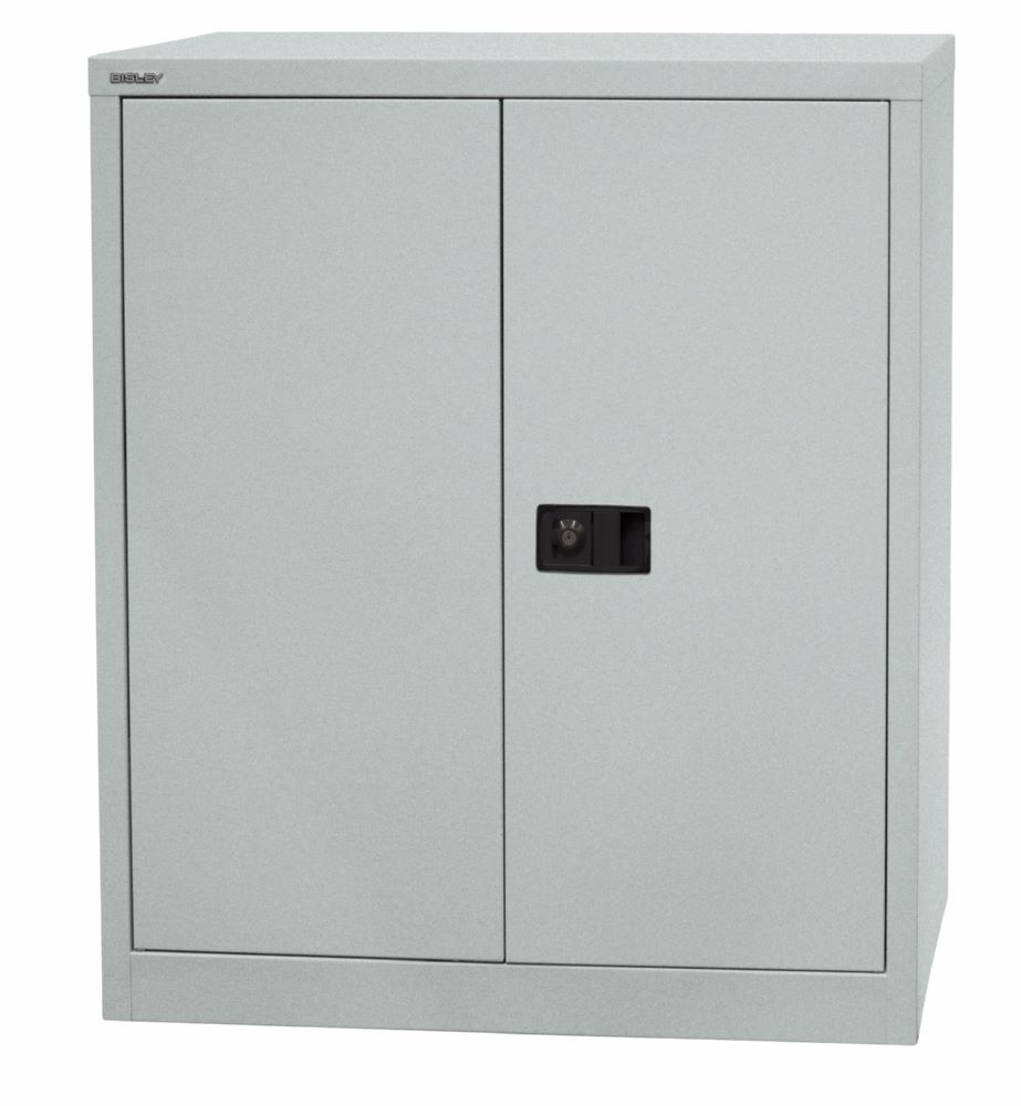 Produktbild Bisley Flügeltürenschrank Universal 1 Fachboden 2 OH Farbe silber Breite 914 mm bild 3