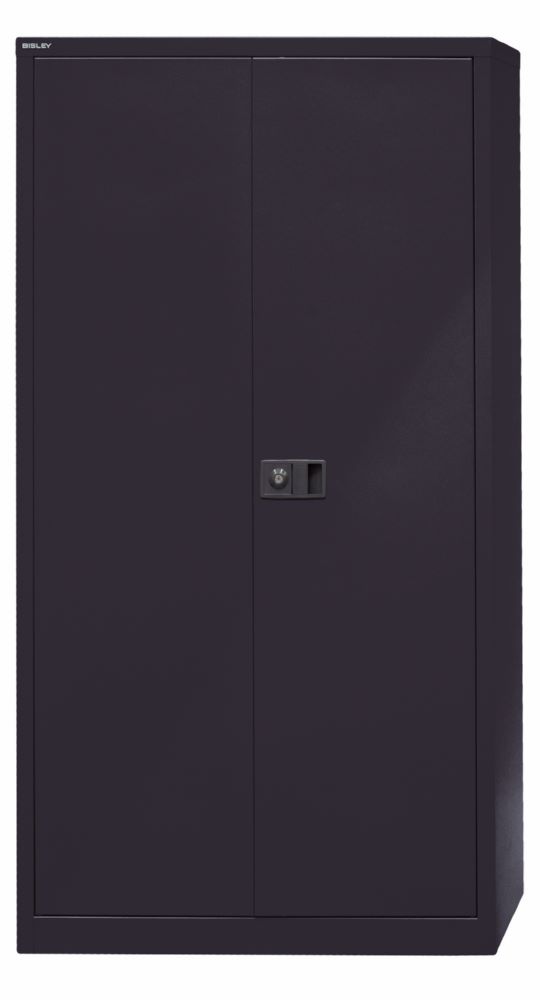 Produktbild Bisley Flügeltürenschrank Universal 3 Fachböden 4 OH in schwarz Breite 914 mm bild 3