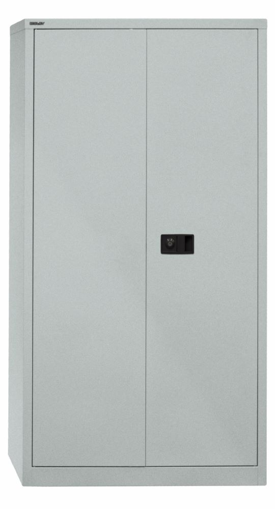 Produktbild Bisley Flügeltürenschrank Universal 3 Fachböden 4 OH Farbe silber bild 2
