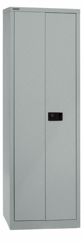 Produktbild Bisley Flügeltürenschrank Universal 4 Fachböden 5 OH B 600 mm, Farbe silber bild 3