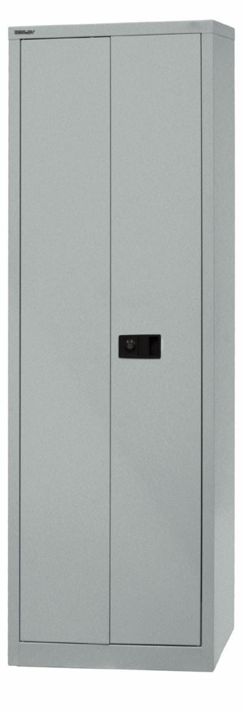 Produktbild Bisley Flügeltürenschrank Universal 4 Fachböden 5 OH B 600 mm, Farbe silber