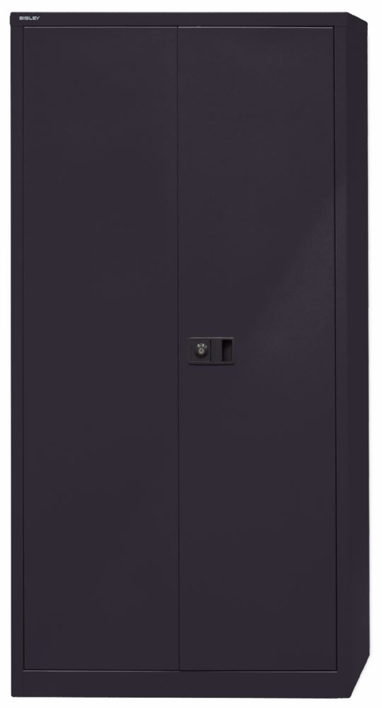 Produktbild Bisley Flügeltürenschrank Universal Garderobeneinsatz in schwarz H 1950 x B 600 mm