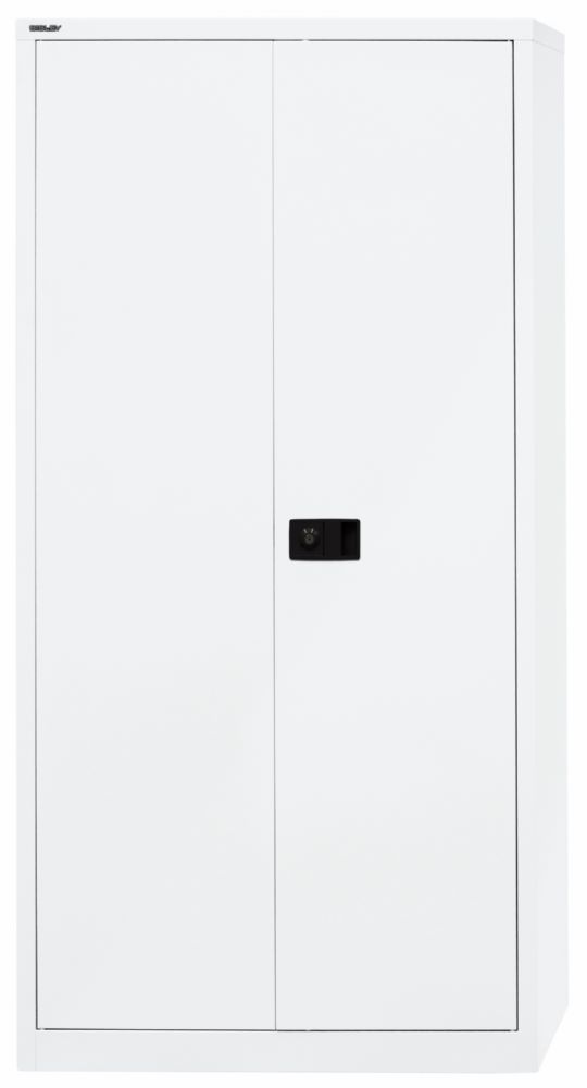 Produktbild Bisley Flügeltürenschrank Universal Garderobeneinsatz weiß H 1950 x B 600 x T 400 mm