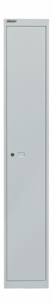 Produktbild Bisley Garderobenschrank Office 1 Abteil 1 Fach T 305 mm Farbe lichtgrau bild 2
