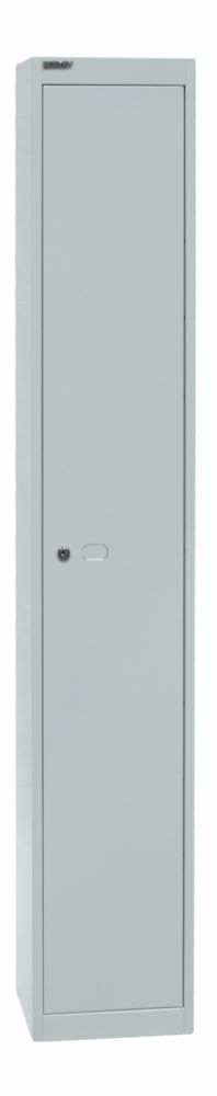 Produktbild Bisley Garderobenschrank Office 1 Abteil 1 Fach T 305 mm Farbe lichtgrau bild 3