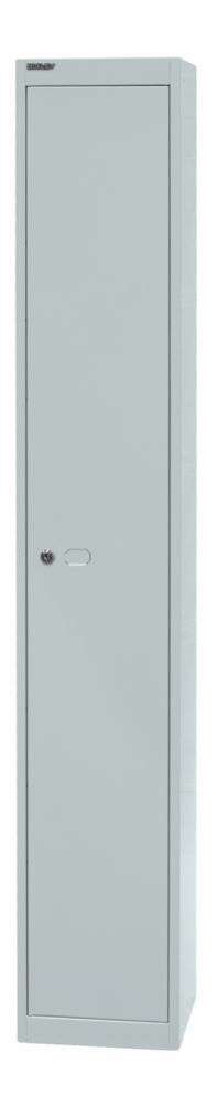 Produktbild Bisley Garderobenschrank Office 1 Abteil 1 Fach T 305 mm Farbe lichtgrau