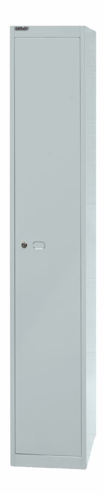 Produktbild Bisley Garderobenschrank Office 1 Abteil 1 Fach T 457 mm Farbe lichtgrau bild 3