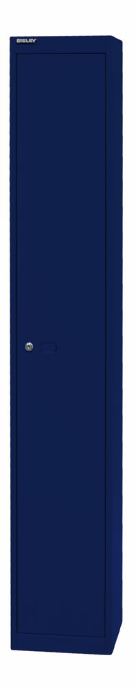 Produktbild Bisley Garderobenschrank Office 1 Abteil 1 Fach in oxfordblau H 1802 x B 305 x T 305 mm