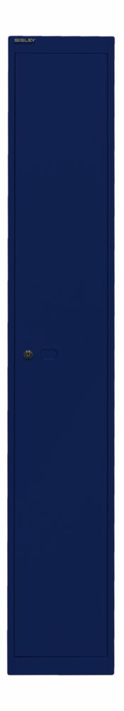 Produktbild Bisley Garderobenschrank Office 1 Abteil 1 Fach T 457 mm Farbe oxfordblau bild 1