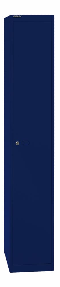 Produktbild Bisley Garderobenschrank Office 1 Abteil 1 Fach T 457 mm Farbe oxfordblau bild 2