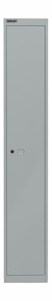 Produktbild Bisley Garderobenschrank Office 1 Abteil 1 Fach in silber H 1802 x B 305 x T 305 mm