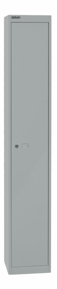Produktbild Bisley Garderobenschrank Office 1 Abteil 1 Fach in silber H 1802 x B 305 x T 305 mm bild 2