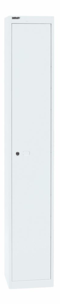 Produktbild Bisley Garderobenschrank Office 1 Abteil 1 Fach T 457 mm Farbe verkehrsweiß bild 2