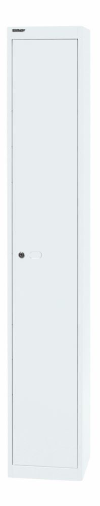 Produktbild Bisley Garderobenschrank Office 1 Abteil 1 Fach T 457 mm Farbe verkehrsweiß bild 3