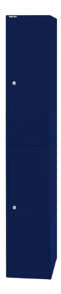 Produktbild Bisley arderobenschrank Office 1 Abteil 2 Fächer T 457 mm Farbe oxfordblau bild 3