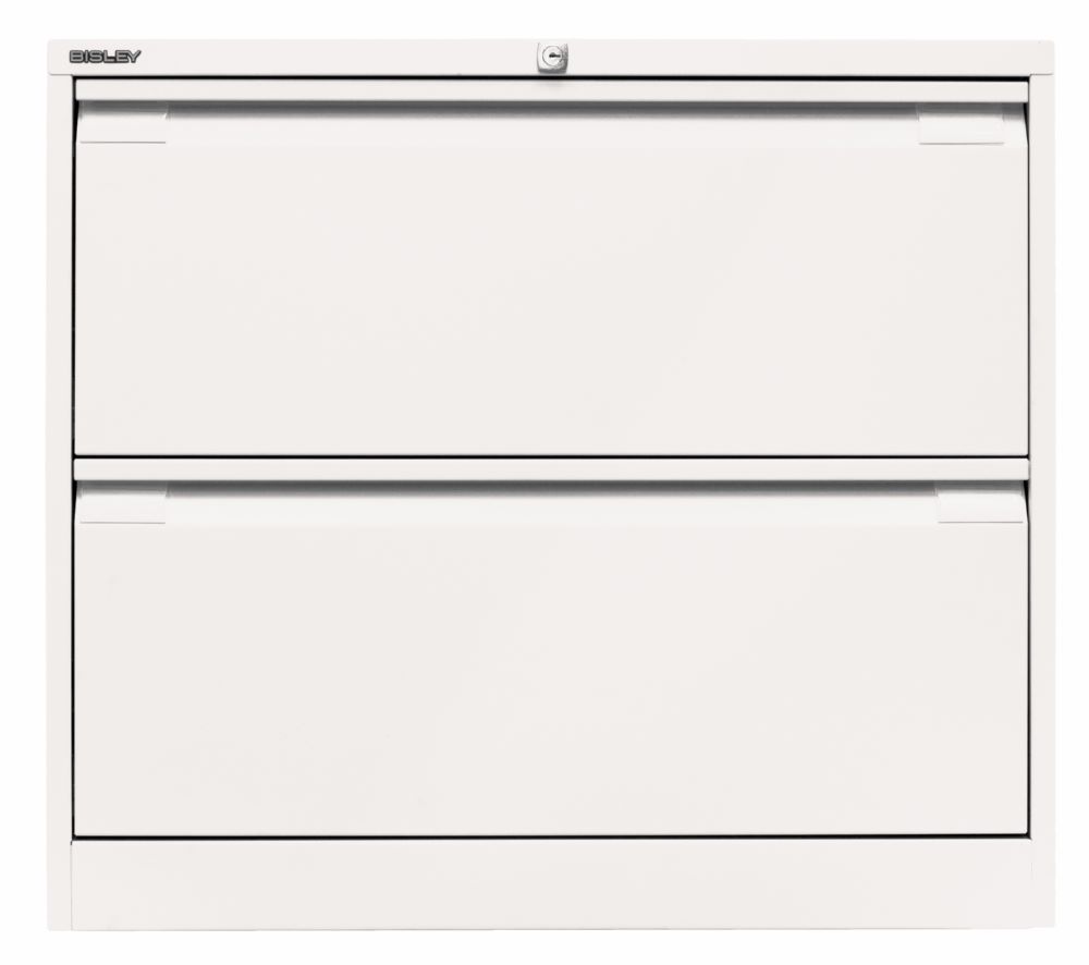 Produktbild Bisley Hängeregistraturschrank doppelbahnig DIN A4 2 HR-Schubladen H 711 x B 800 mm