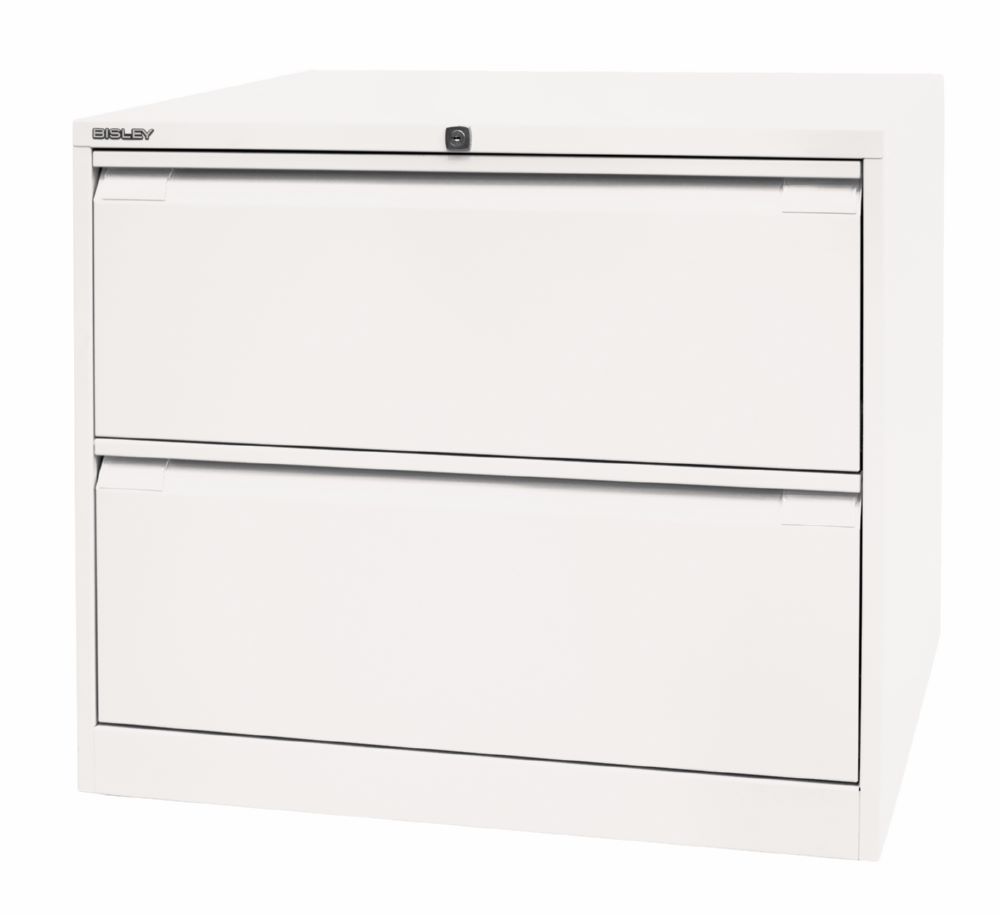 Produktbild Bisley Hängeregistraturschrank doppelbahnig DIN A4 2 HR-Schubladen H 711 x B 800 mm bild 3