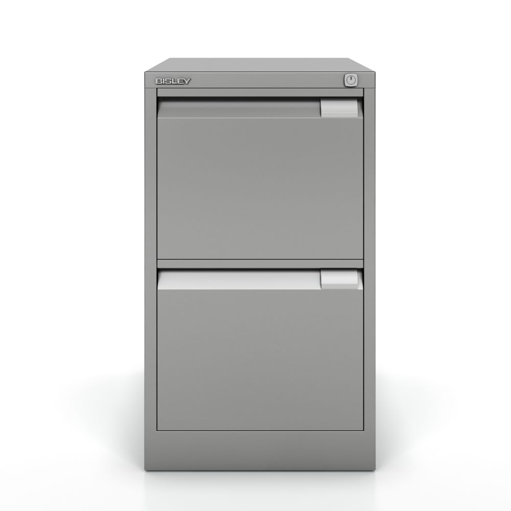 Produktbild Bisley Hängeregistraturschrank einbahnig DIN A4 2 HR-Schubladen H 711 x B 413 mm