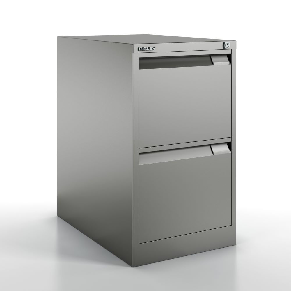 Produktbild Bisley Hängeregistraturschrank einbahnig DIN A4 2 HR-Schubladen H 711 x B 413 mm bild 2