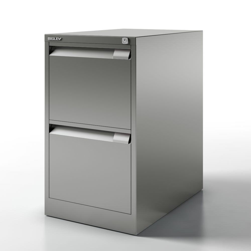 Produktbild Bisley Hängeregistraturschrank einbahnig DIN A4 2 HR-Schubladen H 711 x B 413 mm bild 3