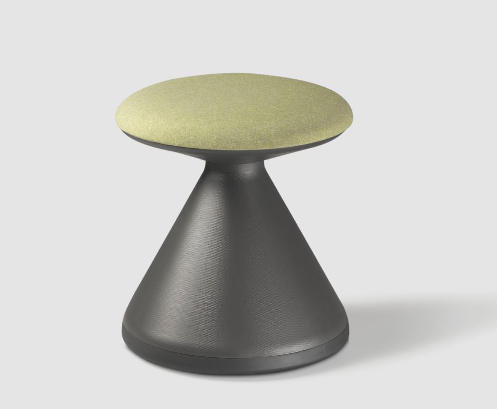 Produktbild Bisley Hocker Fungus mit drehbarem Sitz grün H460 mm