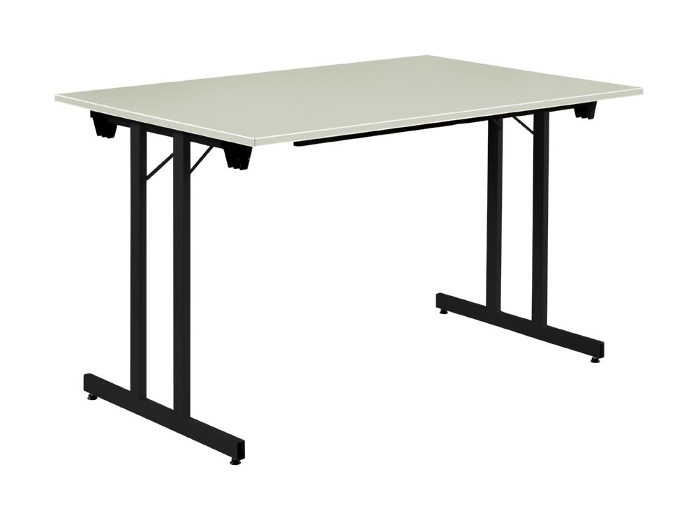 Produktbild Bisley Klapptisch rechteckig Gestell aus Stahl H 740 x B 1200 x T 600 mm