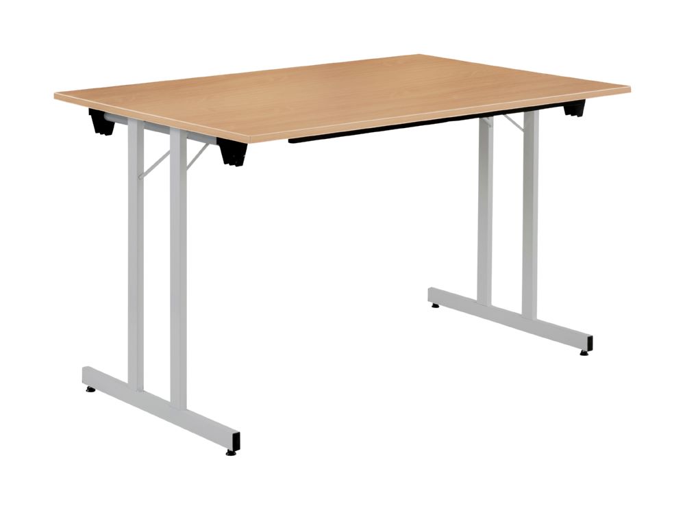 Produktbild Bisley Klapptisch, rechteckig, mit Einrastfunktion/Verstellsperre, Gestell aus Stahl, p