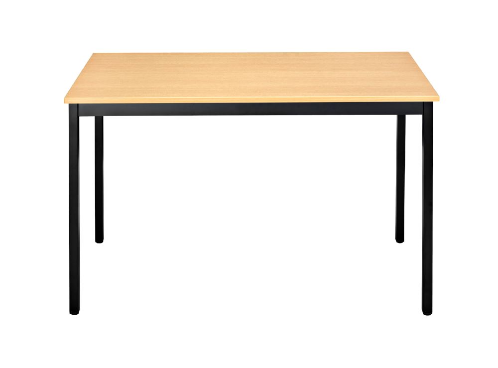Produktbild Bisley Mehrzwecktisch rechteckig Gestell aus Stahl 30 x 30 mm Platte Buche 
