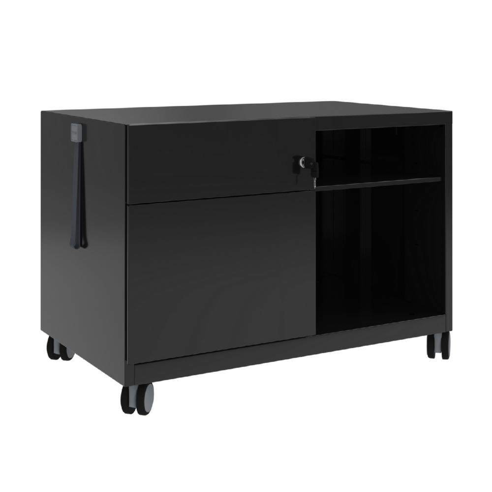 Produktbild Bisley Note Caddy Rollschrank 800 x 490 mm mit Fächer schwarz bild 2
