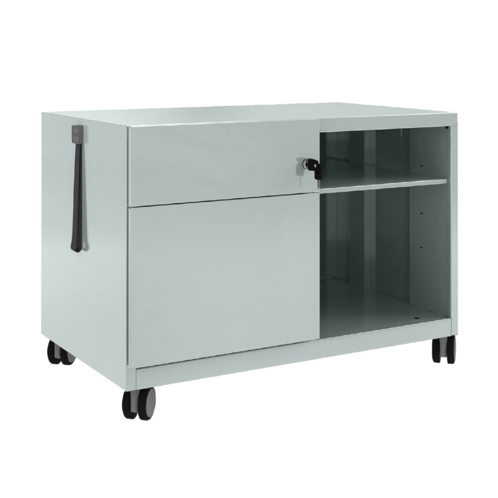 Produktbild Bisley Rollschrank Note Caddy 800 x 490 mm mit Fächer silber bild 2