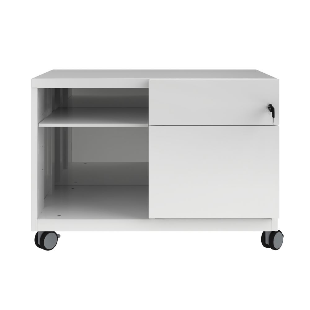 Produktbild Bisley Note Caddy Rollschrank mit Schubladen B 800 mm in weiß