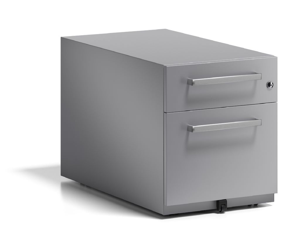 Produktbild Bisley Rollcontainer Note mit Griff H 495 x B 420 x T 775 mm silber bild 3