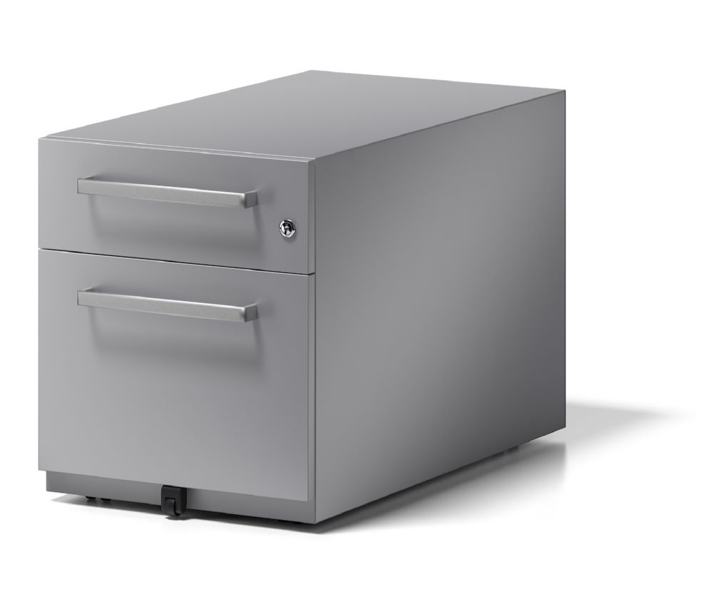 Produktbild Bisley Rollcontainer Note mit Griff H 495 x B 420 x T 775 mm silber bild 4