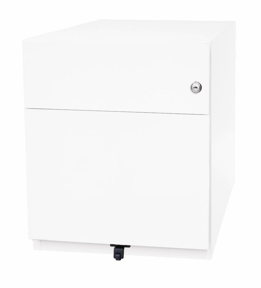 Produktbild Bisley Rollcontainer Note mit Griffleiste weiß H 495 x B 420 x T 565 mm bild 4